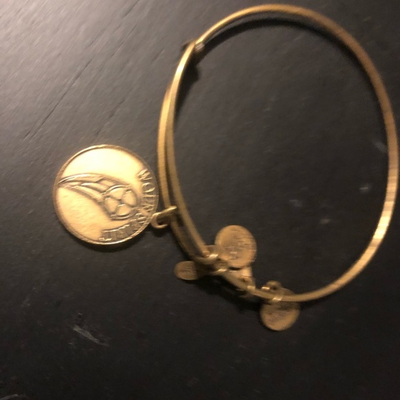 Gold Alex and Ani retired bracelet, Wolf Spirit. - Picture 2 of 2